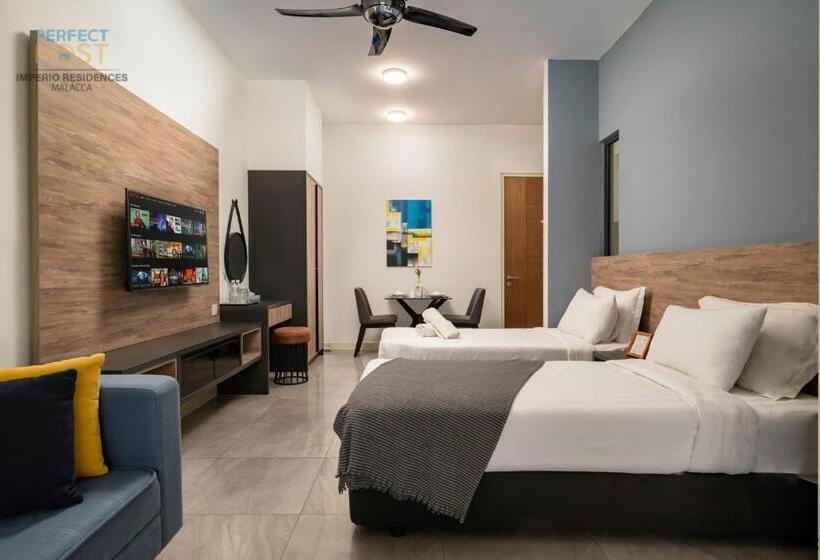 آپارتمان 1 خوابه با چشم‌انداز دریا, Imperio Residence By Perfect Host