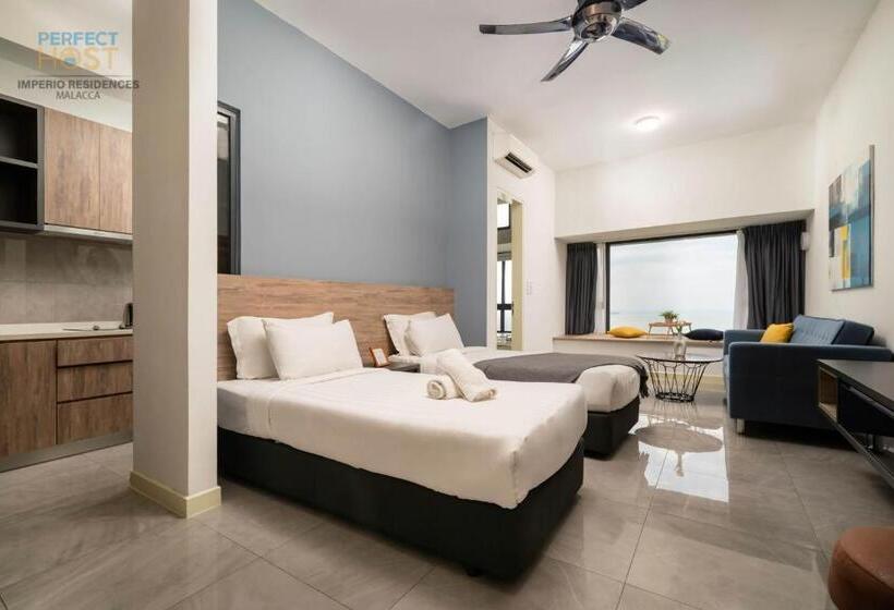 آپارتمان 1 خوابه با چشم‌انداز دریا, Imperio Residence By Perfect Host