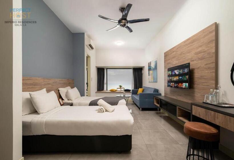 带1个卧室的带海景的公寓, Imperio Residence By Perfect Host