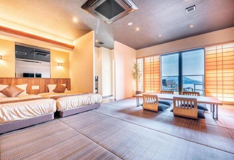 جناح سوبيريور مطل علي البحر, Livemax Resort Miyahama Ocean View