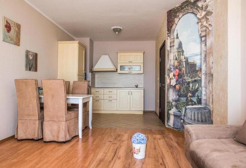 带1个卧室的豪华公寓, Primea Beach Residence