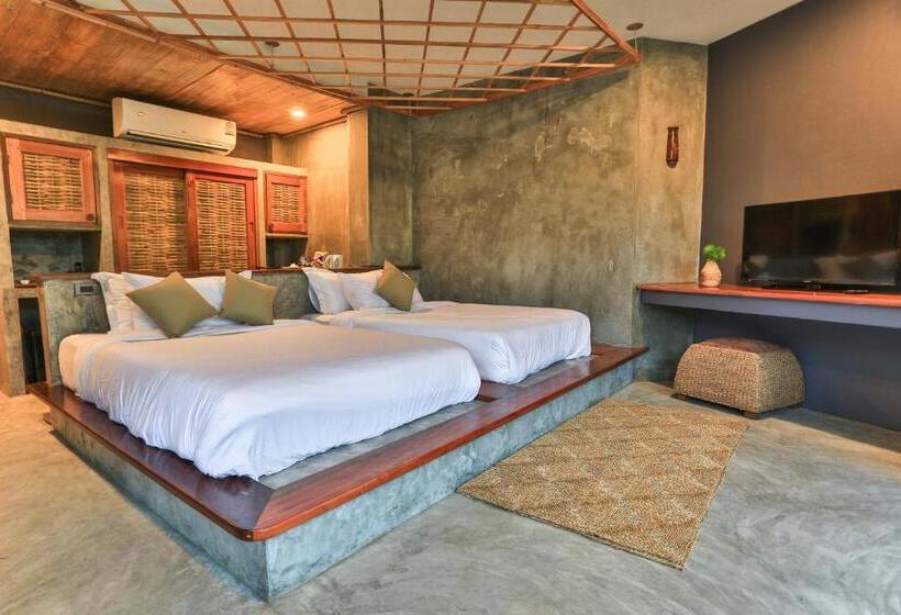 Трехместный Номер Стандарт Вид на Сад, Sai Daeng Resort