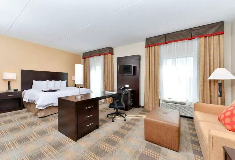 キングサイドベッドのスタンダードワンルーム, Hampton Inn & Suites California Universitypittsburgh