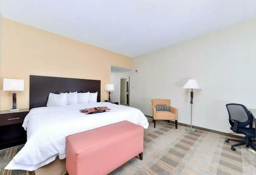 キングサイズベッドのスタンダードルーム, Hampton Inn & Suites California Universitypittsburgh