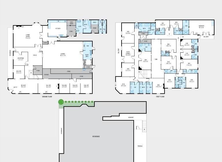 スーペリアー１ベッドルームビラ, Seaview House