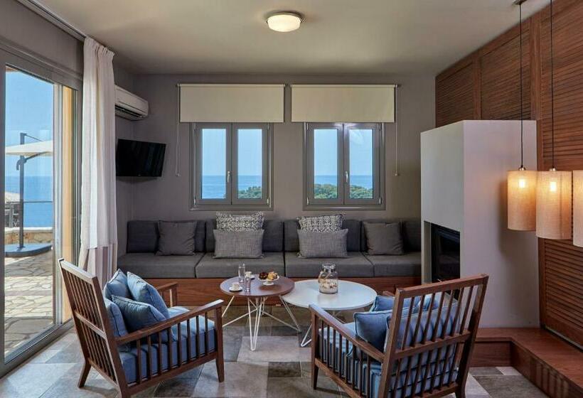 Вилла с 1 спальней и бассейном, Sivota Seascape Luxury Villas & Residences