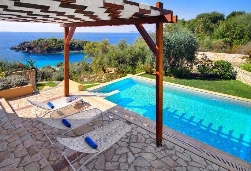 Вилла с 1 спальней и бассейном, Sivota Seascape Luxury Villas & Residences