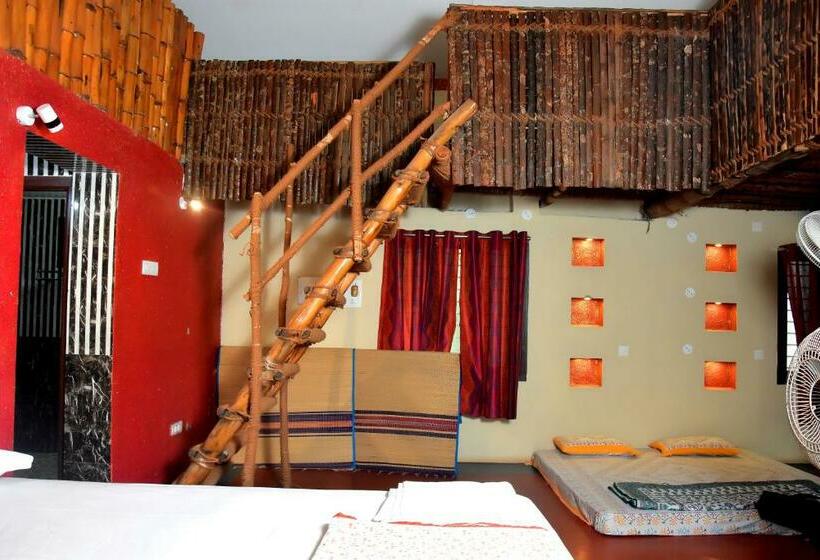 غرفة عائلية مطلّة علي الحديقة, Paradise Quest Nature Farmhouse