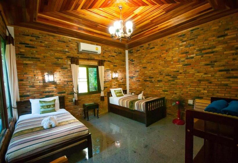 带2个卧室的标准洋房, Khaosok And Spa