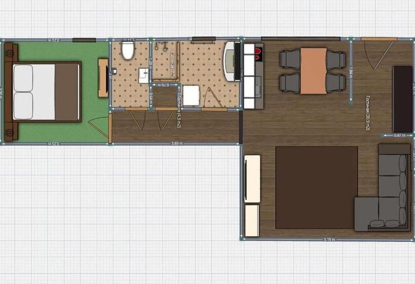 침실 1개 아파트, Rebstock