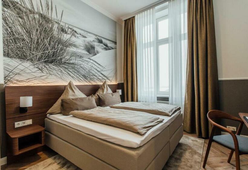 标准间侧面带海景, Strandhotel Hohenzollern