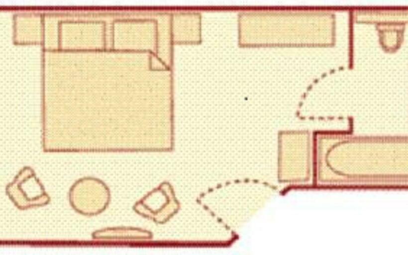 标准间侧面带海景, Strandhotel Hohenzollern