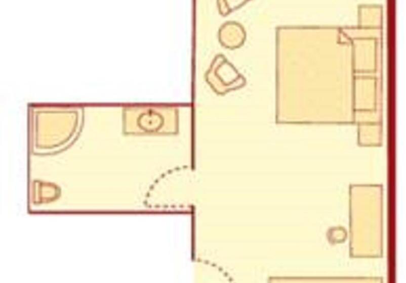 标准间内部标间, Strandhotel Hohenzollern