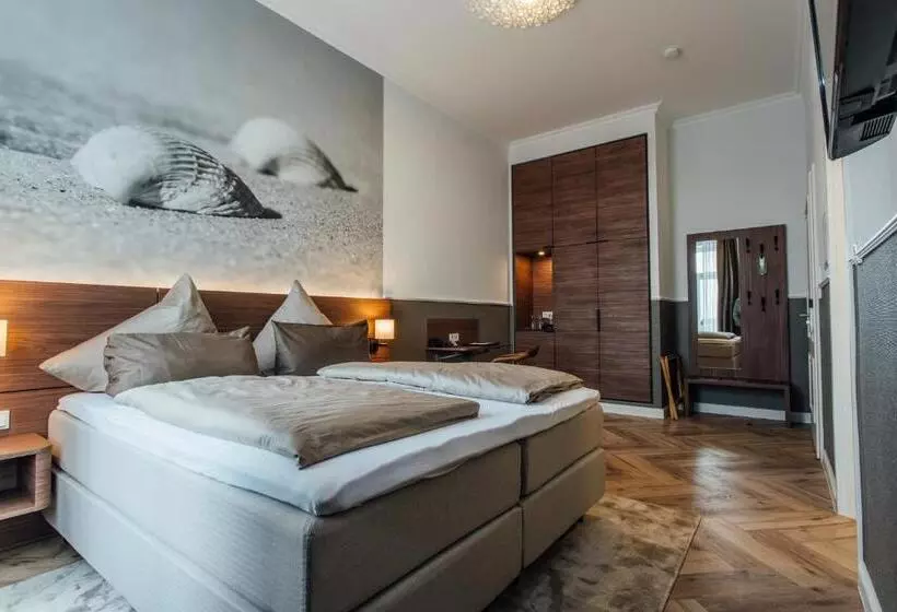 Standard-huone Sisäpuolella, Strandhotel Hohenzollern