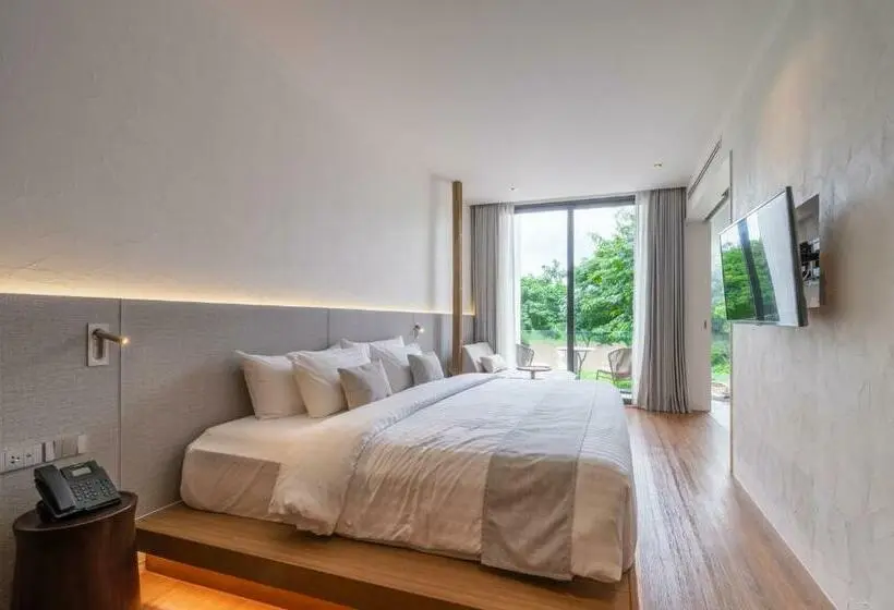 Standard-huone Jokinäkymä, Riva Vista Riverfront Resort Chiangrai