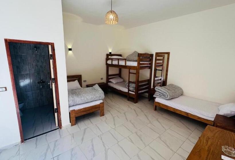 اتاق استاندارد چهارنفره با چشم‌انداز باغ, Tree House Dahab