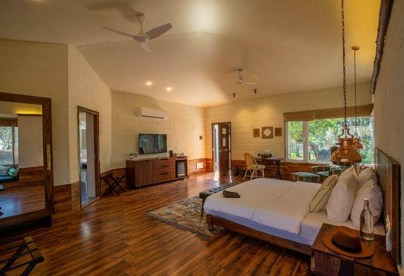 Номер Стандарт Вид на Сад, The Riverwood Forest Retreat  Kanha