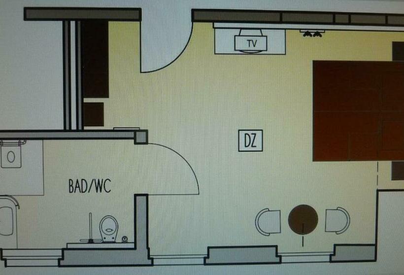 Quarto Standard para Deficientes, Gesundheitshotel Das Bad Peterstal