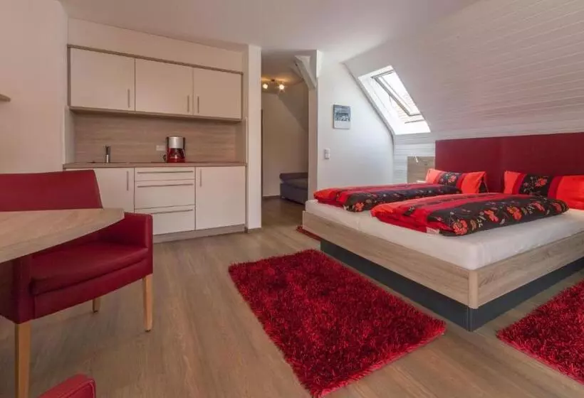 Standard-studio Parveke, Gästehaus Am Bodensee