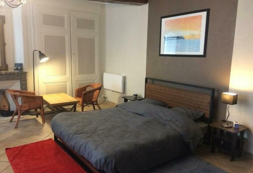 패밀리 룸 가든 전망, Chambre Spacieuse Au Calme Proche De Lyon