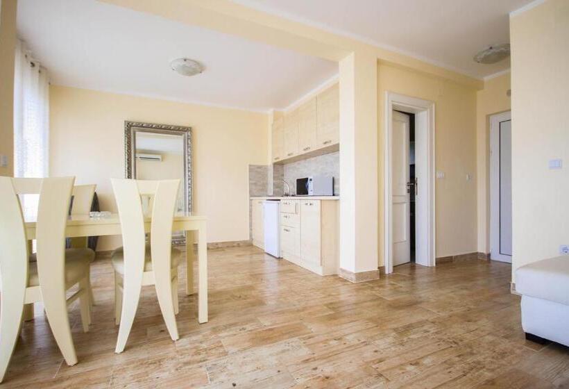 آپارتمان 1 خوابه با چشمانداز دریا, Apartaments Crown Silvia