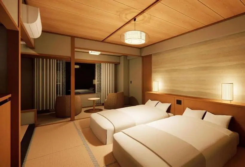 Superior-perhehuone, Ooedo Onsen Monogatari Premium Hotel Sokan