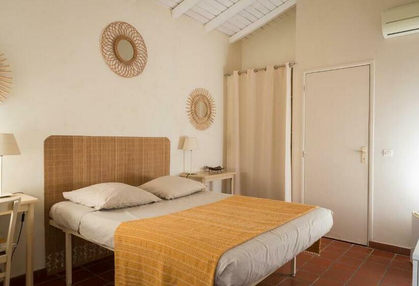 اتاق استاندارد با چشمانداز استخر, Hôtel Les Bananiers