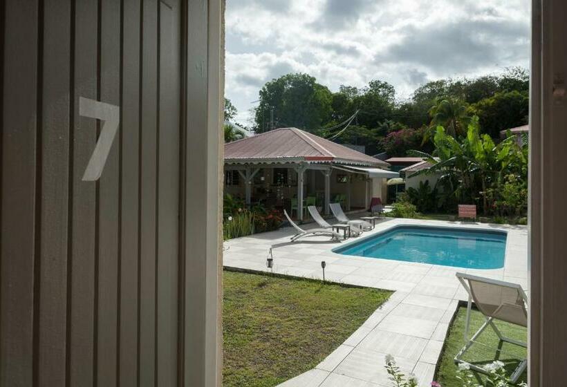 اتاق استاندارد با چشمانداز استخر, Hôtel Les Bananiers