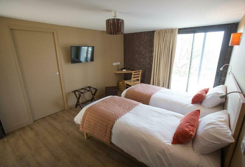 テラス付きスタンダードルーム, Logis Hôtel Restaurant Imago