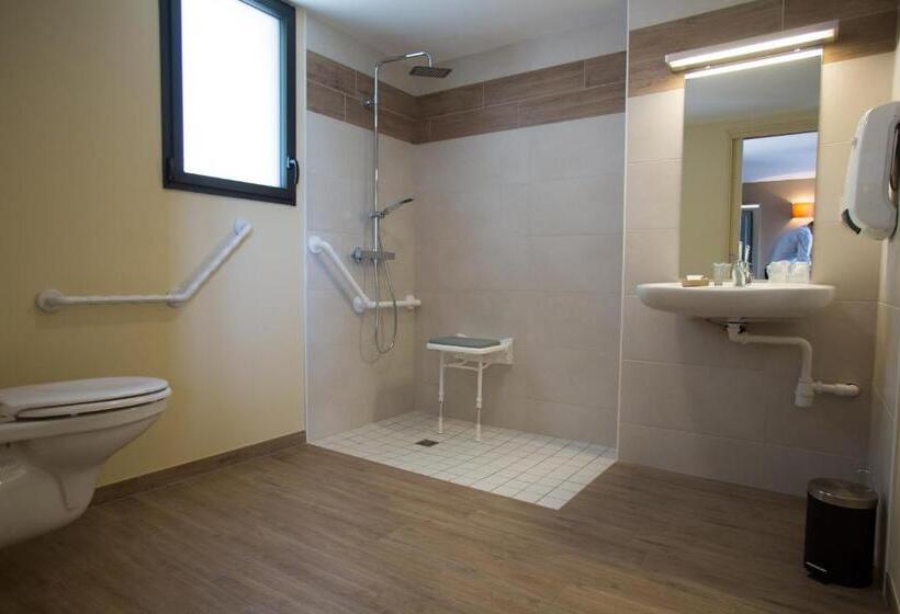 テラス付きスタンダードルーム, Logis Hôtel Restaurant Imago