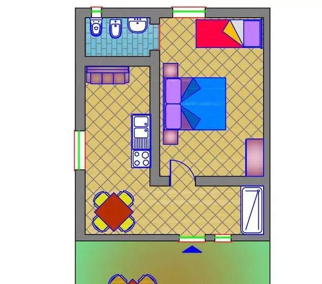 1ベッドルームアパートメント, Agriturismo Posta Pastorella