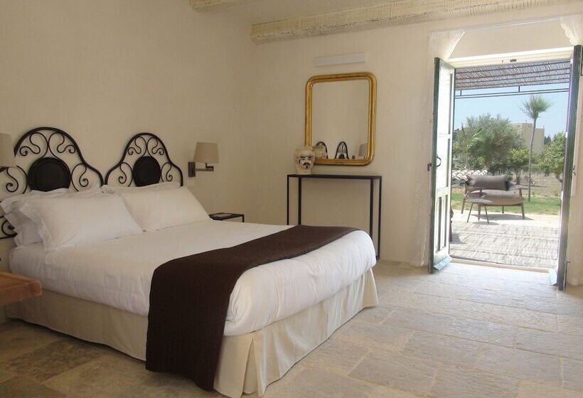 סוויטת ג'וניור עם בריכה, Baglio Siciliamo Country House