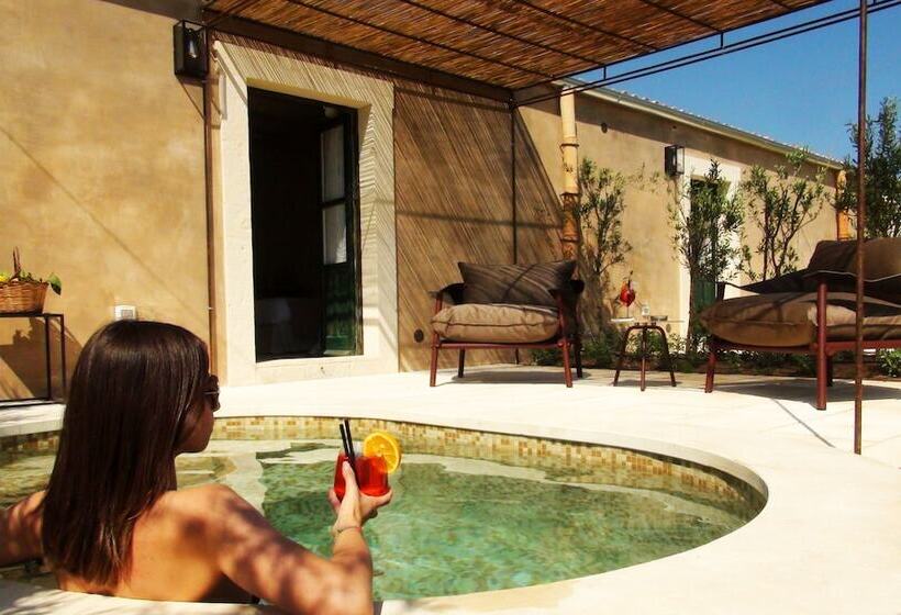 סוויטת ג'וניור עם בריכה, Baglio Siciliamo Country House