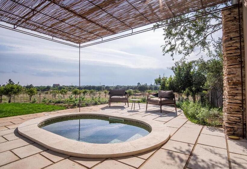 סוויטת ג'וניור עם בריכה, Baglio Siciliamo Country House