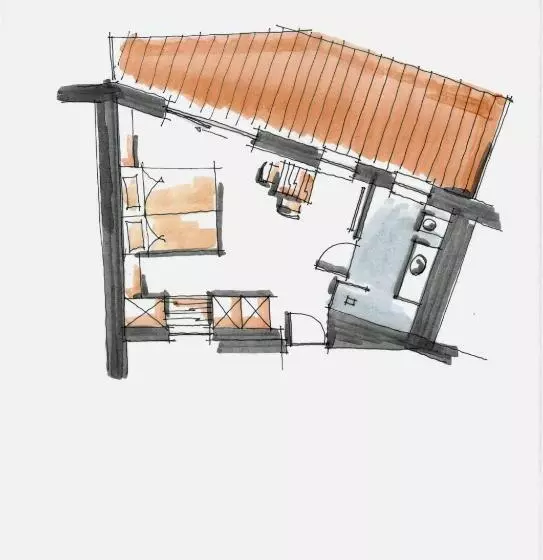 バルコニー付きスタンダードルーム, Residence Sägemühle