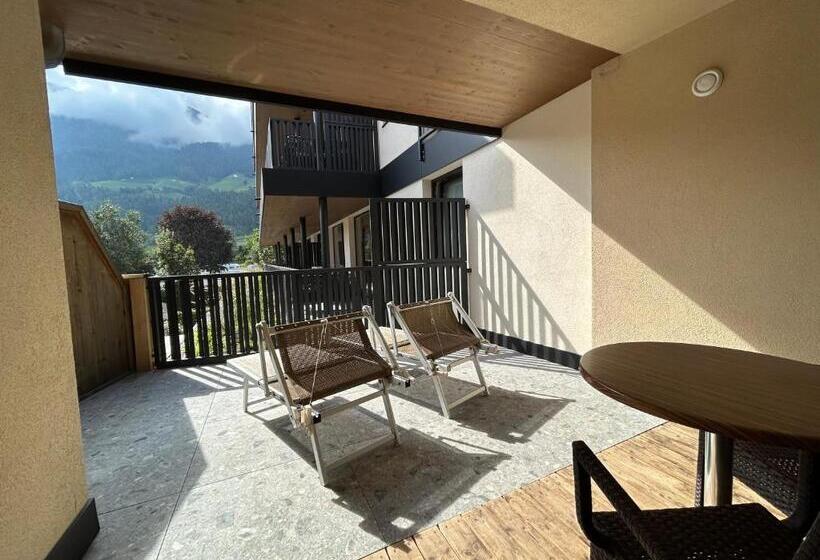 带1个卧室带花园景观的公寓, Residence Sägemühle