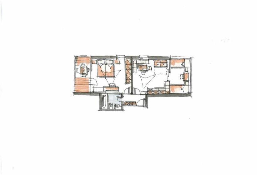 带阳台两卧公寓, Residence Sägemühle