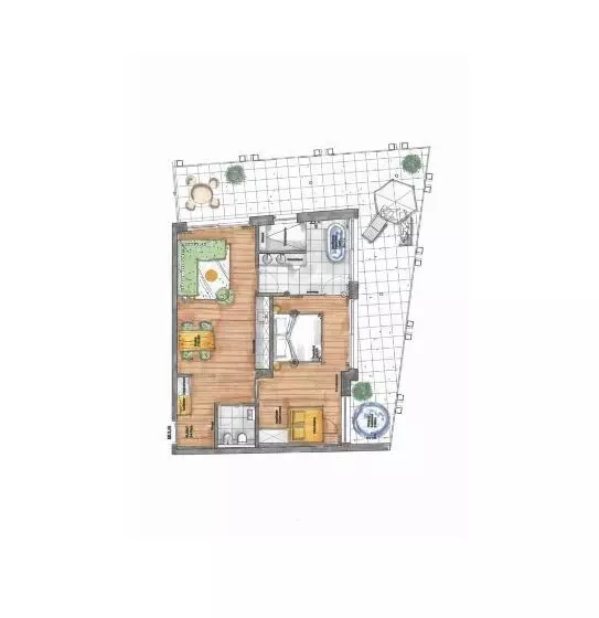 ハイドロマッサージバス付きスイート, Residence Sägemühle