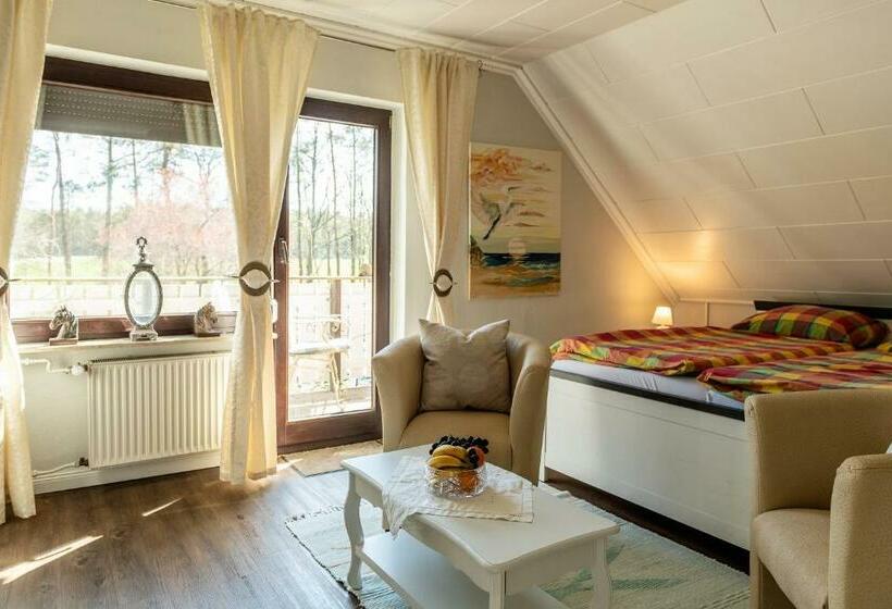 Апартаменты 1 Спальня с Балконом, Landhaus Calluna