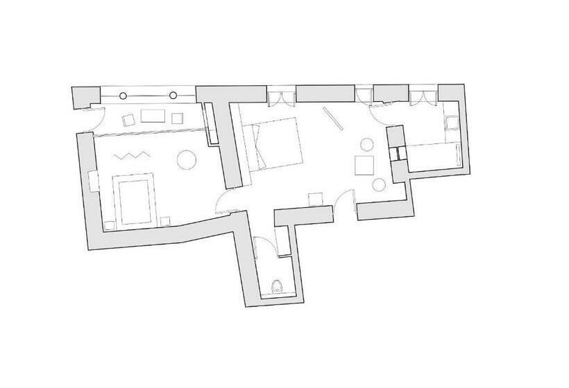 キングサイズベッドのスタンダードルーム, La Maison Du Passage   Chambres   Suites Premium, Spa, Piscine Et Restaurant