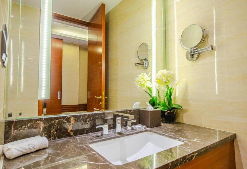 غرفة ديلوكس مطلّة علي البحر, Grand Skylight International Hotel Wuhai