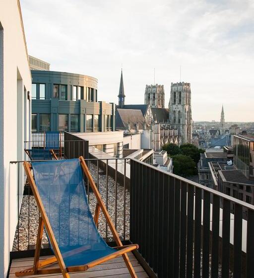 Standaardkamer met Balkon, Motel One Brussels