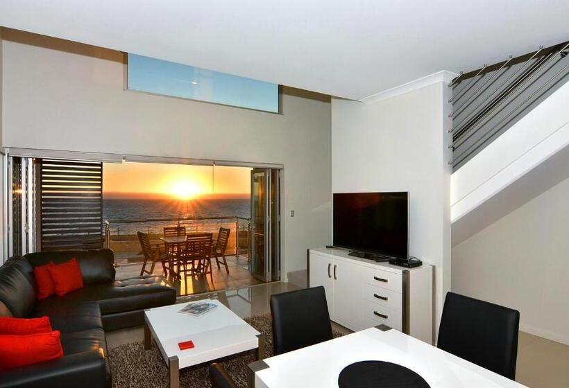 דירת שני חדרים עם מרפת, Bunbury Seaview Apartments