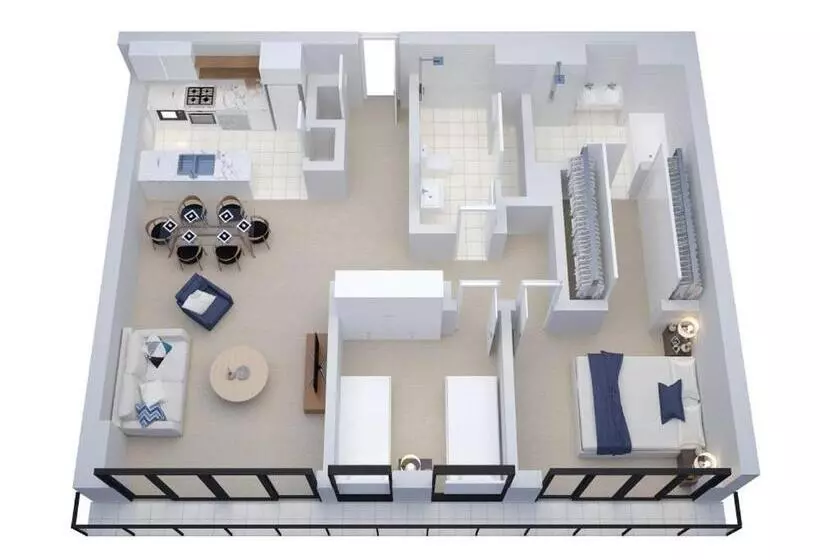 プレミアム２ベッドルームアパート, Corporate Keys   Freshwater Place