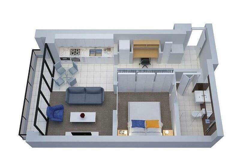 １ベッドルームアパートメント, Corporate Keys   Freshwater Place