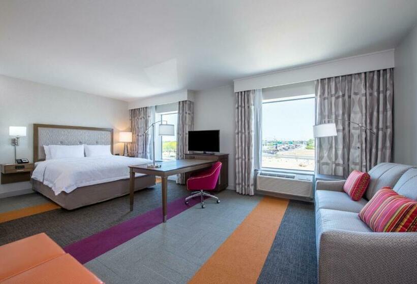 디럭스 스위트 킹 침대, Hampton Inn & Suites Phoenix East Mesa