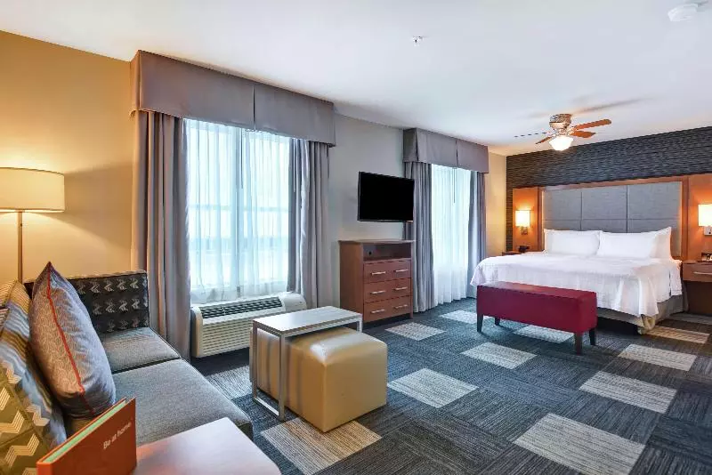 キングサイドベッドのスタンダードワンルーム, Homewood Suites By Hilton Techridge Parmer @ I 35