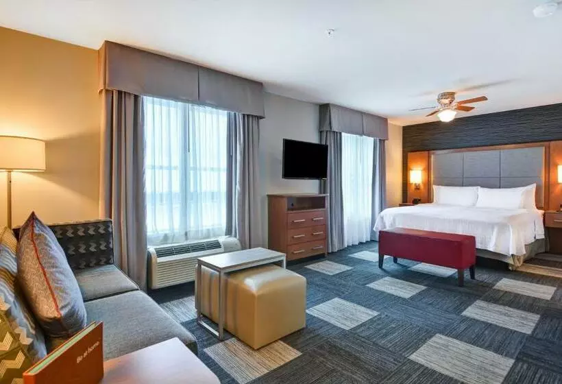 キングサイドベッドのスタンダードワンルーム, Homewood Suites By Hilton Techridge Parmer @ I 35