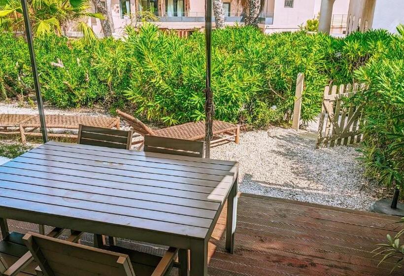 Апартаменты 1 Спальня Вид на Сад, Le Domaine De La Mer   Appartements De Plage Dans Un Cadre Enchanteur