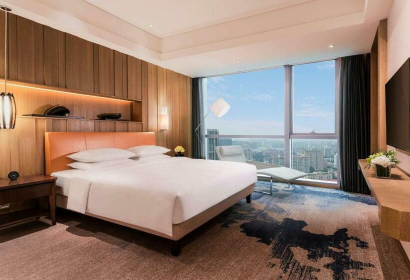 스탠다드 룸 킹사이즈 침대, Hyatt Regency Shanghai, Wujiaochang